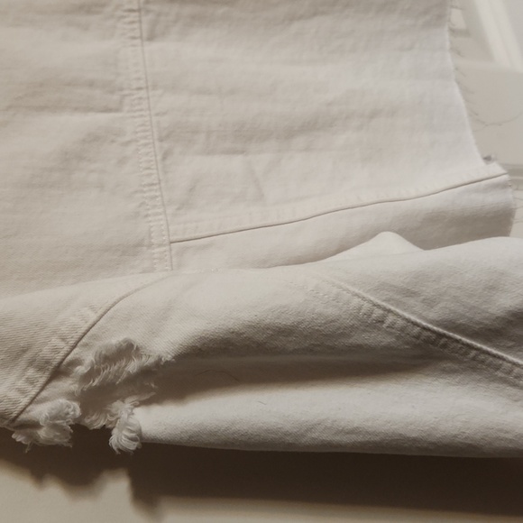 Just black white denim cropped jacket - Picture 7 of 9